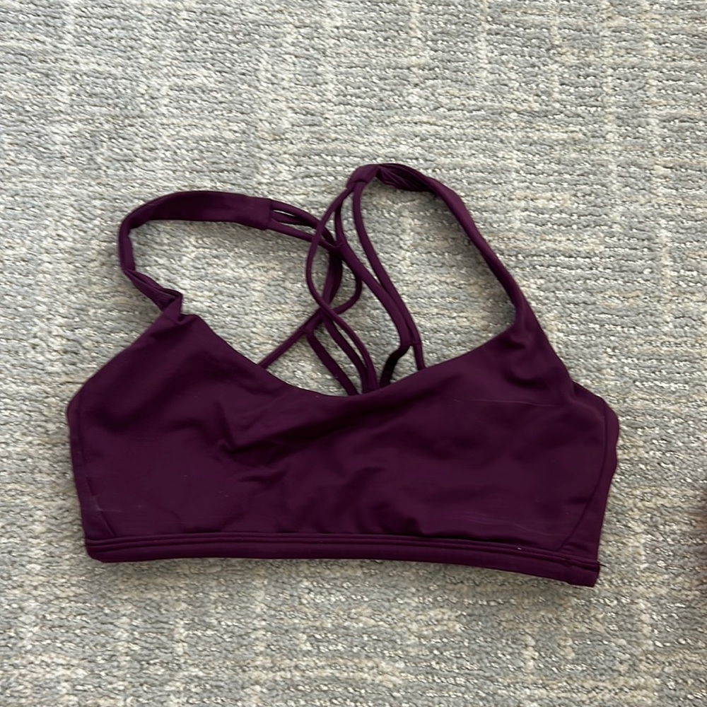 Lululemon sports bra, Purple, size 2
